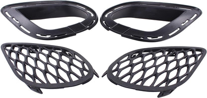 Bumper Fog Light Bezel Cover For Dodge Charger 2015-19 Set of 4 Left&Right Side