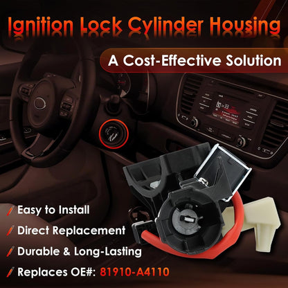 Ignition Lock Switch Cylinder Housing For 2015-2021 Kia Sedona Hyundai Sonata