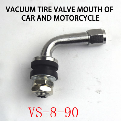4Pcs Tyre Valve Stem 90 Degree Angled Bolt-in Valve Stems for Car Motorcycle