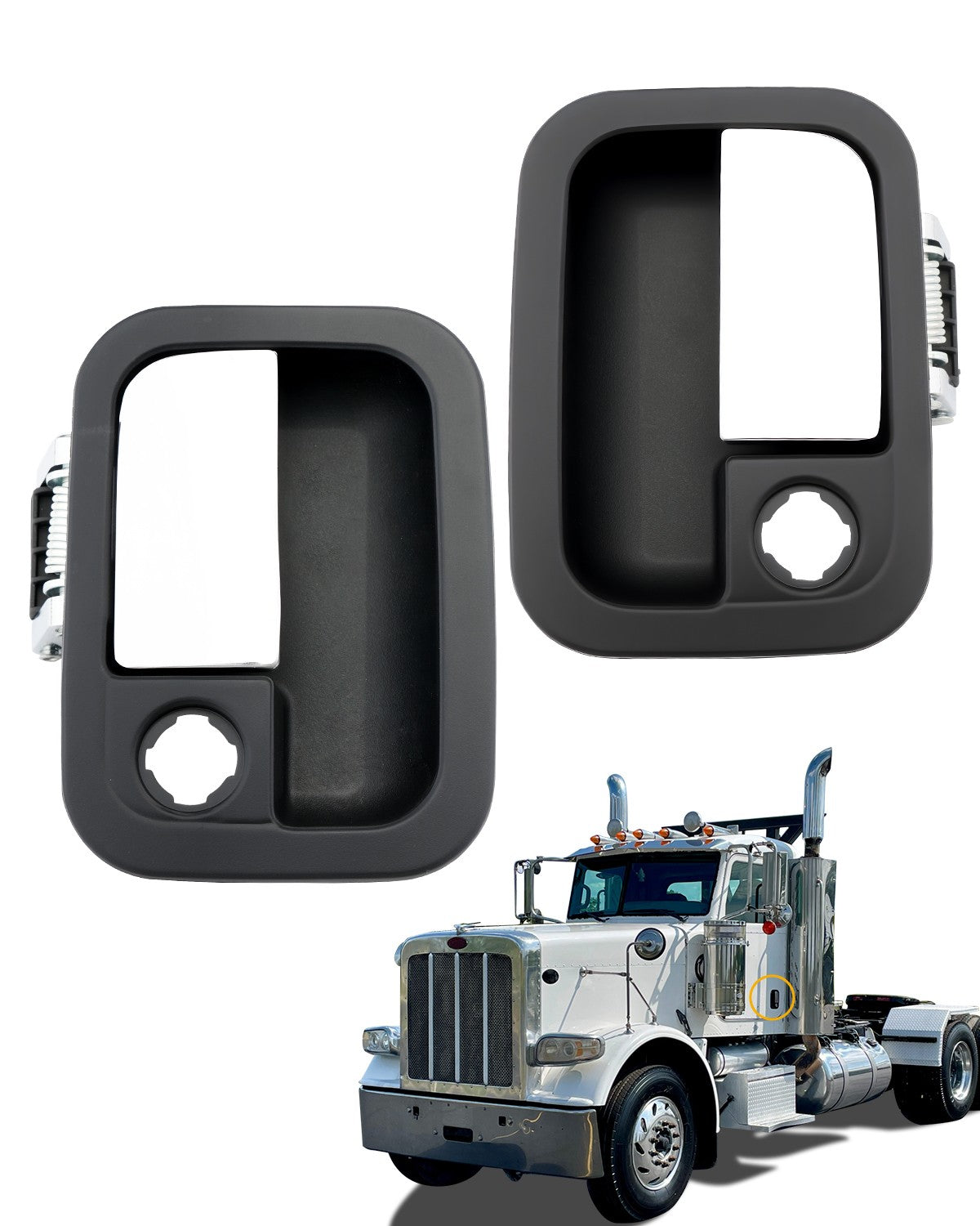 Exterior Door Handle Passenger Driver Side For 2005-2025 Kenworth C500 Peterbilt
