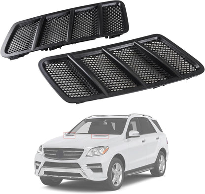 For Mercedes W166 GL ML350 12-15 Left+Right Hood Air Vent Grill 1668800205