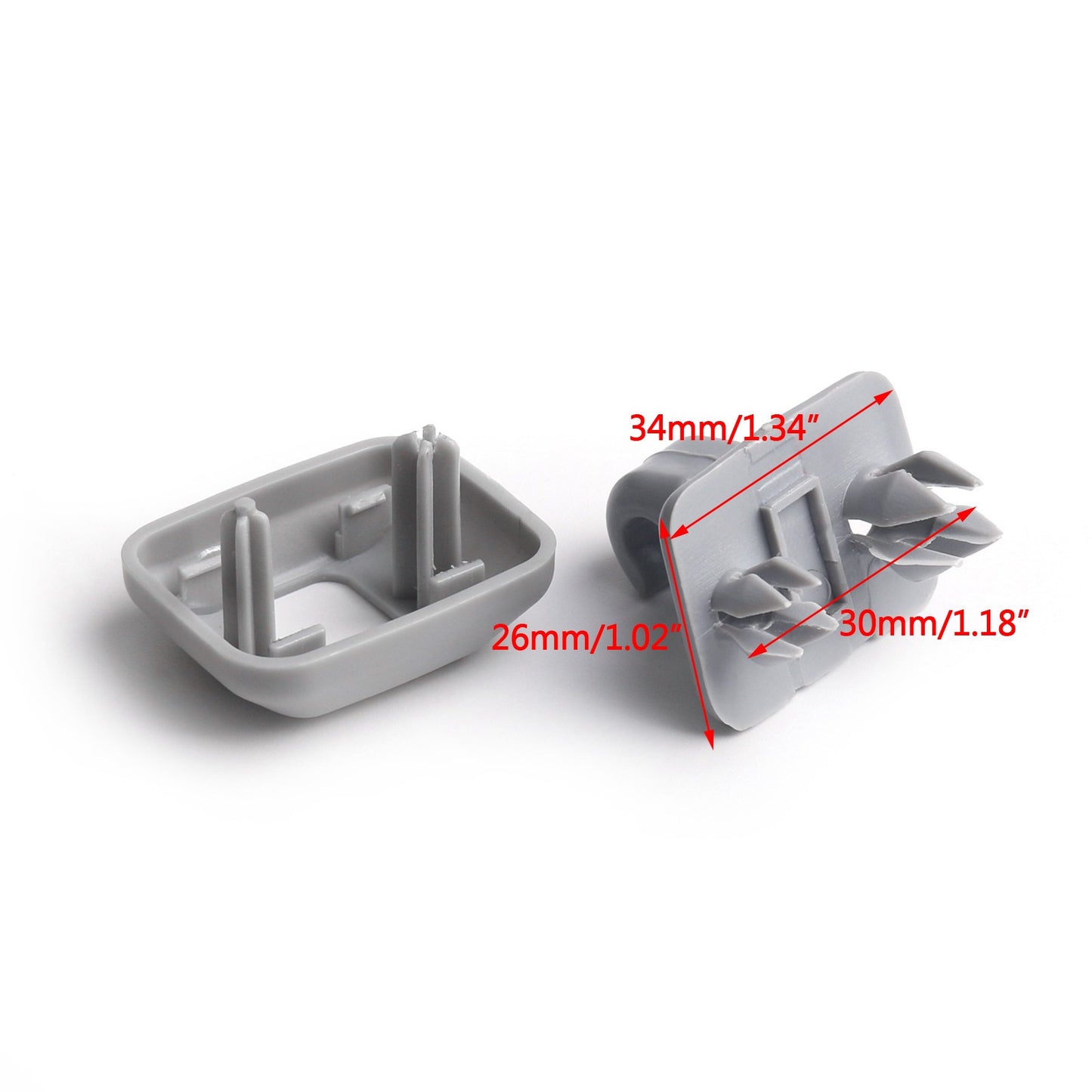 ??Sun Visor Gray Clip Holder Hook for Audi A3 S3 A4 S4 A5 S5 Q3 Q5 8U0857562A