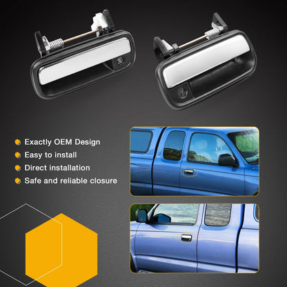 6922089111 Outside Exterior Door Handle Kit Fit 1989-1995 Toyota Pickup 4Runner