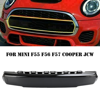 Front Number Plate Cover Gloss Black for Mini F55 F56 F57 Cooper JCW 51117337791