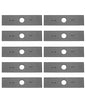 Solid Spare 8" Oregon Stick Edger Blade 10 PACK Repl Echo Redmax Stihl Shindaiwa Maruyama