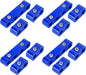 Universal Spark Plug Ignition Wire Separator Divider 8mm 9mm 10mm Car Blue 12Pcs