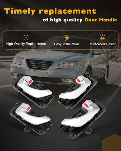 HY1352134 Inside Interior Door Handle Kit Fit 2005-2008 Hyundai Sonata HY1553108