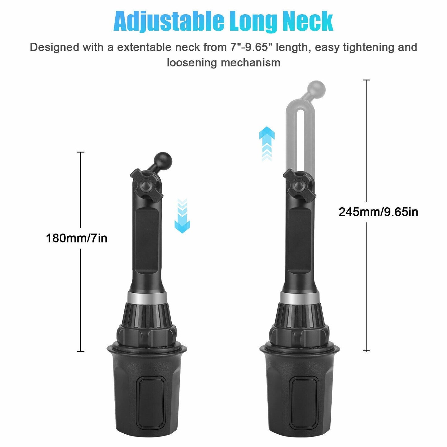 Adjustable Car Cup Holder Mount Universal for Garmin Nuvi/Drive/DriveSmart GPS