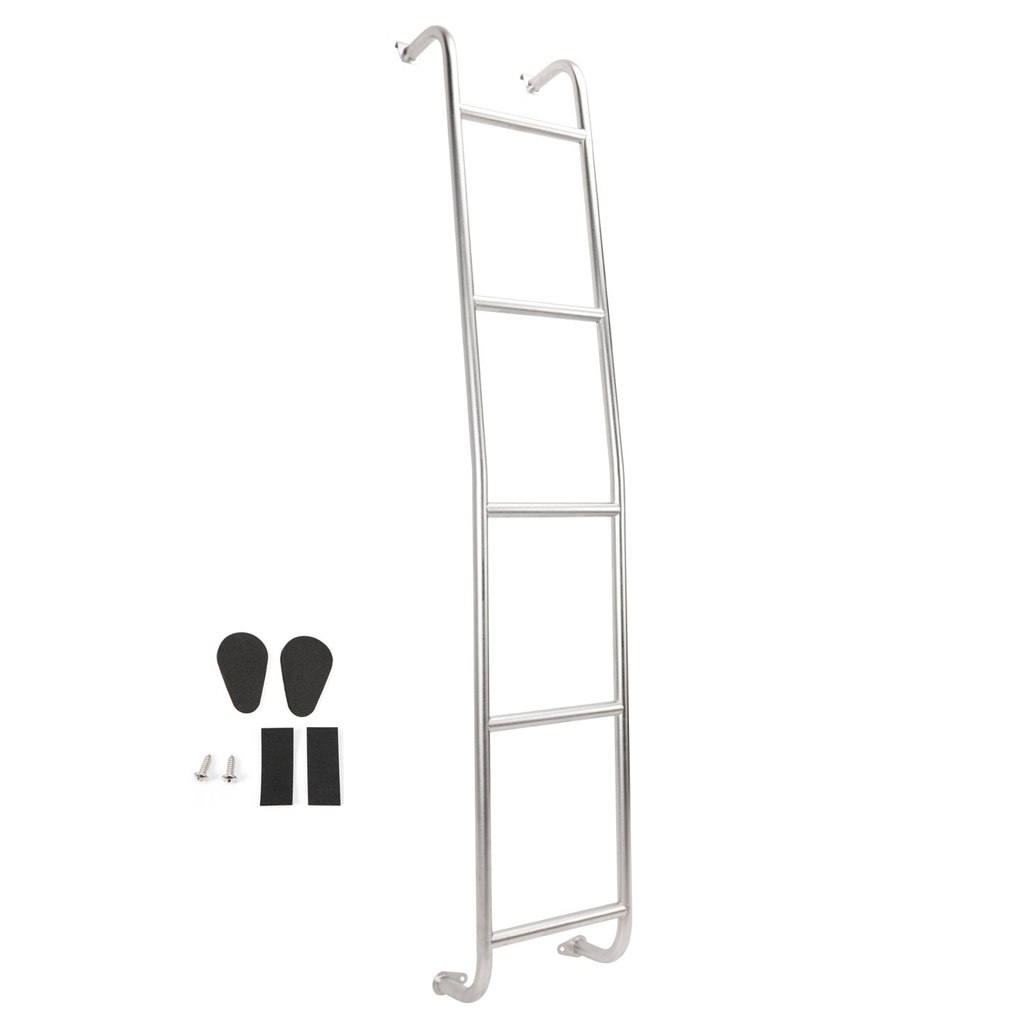 Stainless Steel 5-Step Van Ladder 093PML For Dodge Ram ProMaster High Roof 14-25