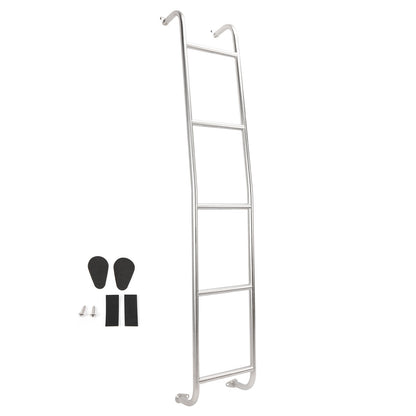 Stainless Steel 5-Step Van Ladder 093PML For Dodge Ram ProMaster High Roof 14-25