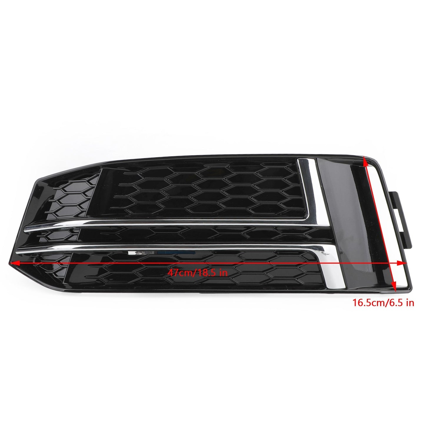 Pair Front Fog Light Cover fit AUDI A4 B9 S-LINE 2016-2018 Bumper Grille US