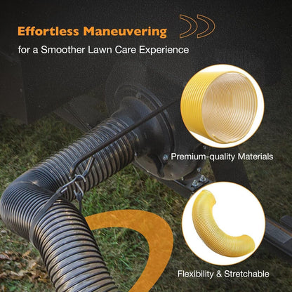 5 Foot of 7" Leaf Vac Vacuum Grass Catcher Flex Hose For DR Agri Fab Trac Vac