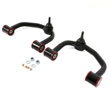 Solid Spare 0-4" Lift Front Upper Control Arms For Ford F150 2004-2022 Powder Coated LH+RH