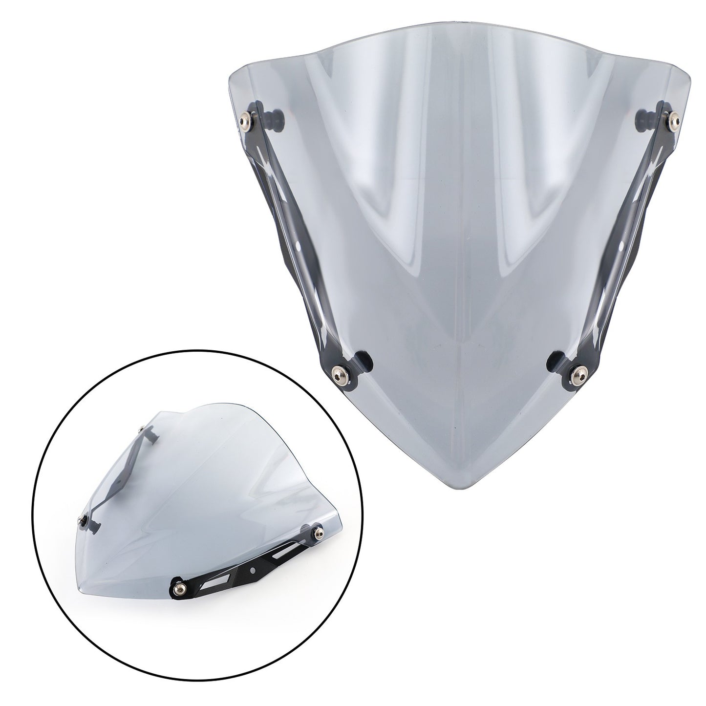 Windscreen Windshield Shield Protector For Yamaha MT-03 20-21 MT-25 20-25 Gray #