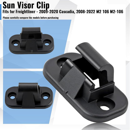2PCS Sun Visor Clip 1836267000 Fits For Freightliner Cascadia 09-20 M2-106 08-20