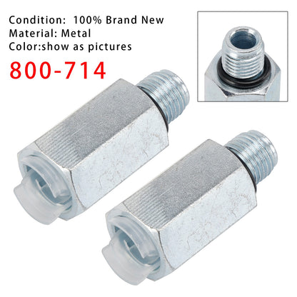 800-714 Transmission Line Connector - 3/8In. OD Tube x 14mm-1.5 2PCS