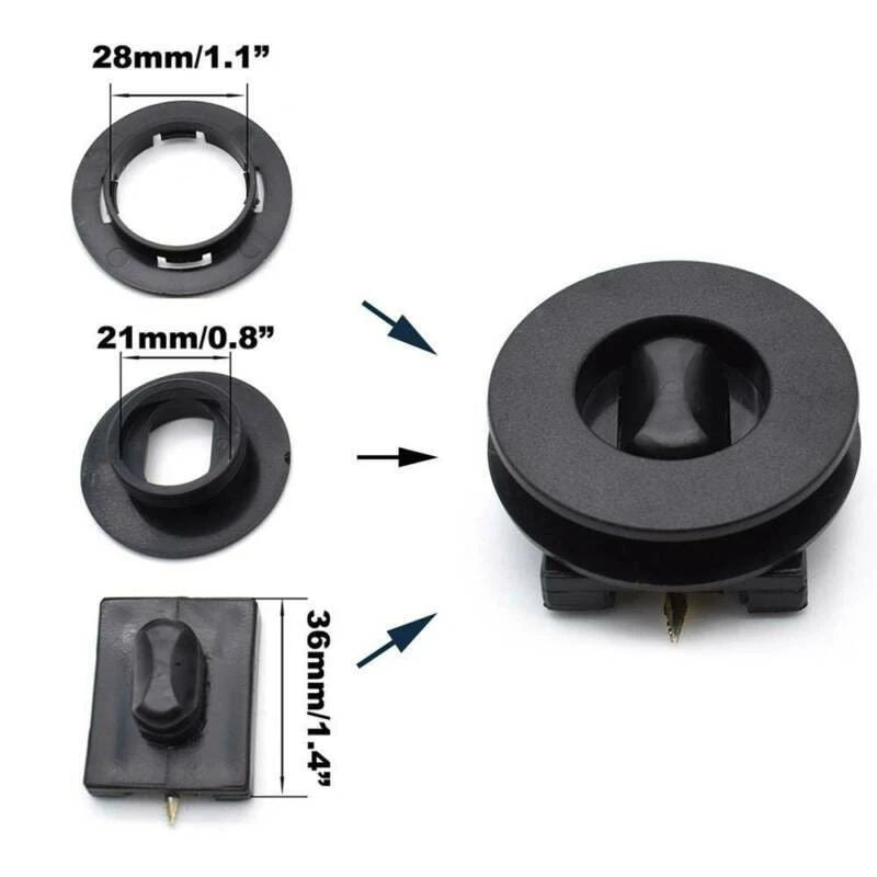 4X Car Floor Mat Clips Carpet Fixing Retainer Universal Grips Clamps Holder