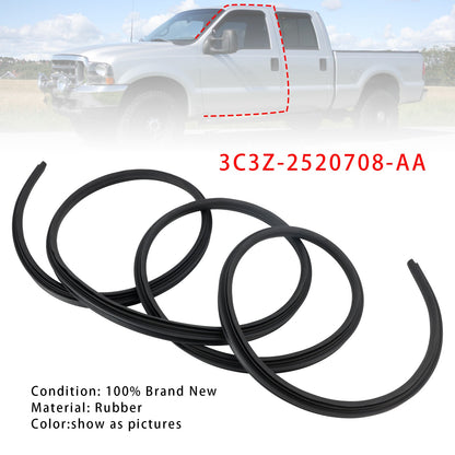 Front LH/RH Door Weatherstrip Seal 3C3Z-2520708-AA For Ford F-250 F-350 99-2016