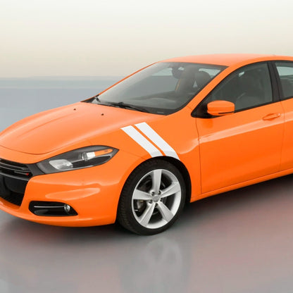 3" Dual Fender Stripe Hash Mark Stripe Decal Graphic Kit For DODGE DART