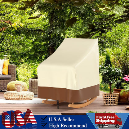 Patio Rocking Chair Cover Rocking Chair Covers for Outdoor Furniture Waterproof