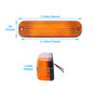 Solid Spare 2pcs LED Amber Flashing Cab Lights Headlight #AR60250 For John Deere Tractor