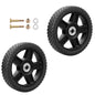 2x 7" Push Lawn Mower Plastic Wheels Fit Craftsman Mower Generator Garden Tiller