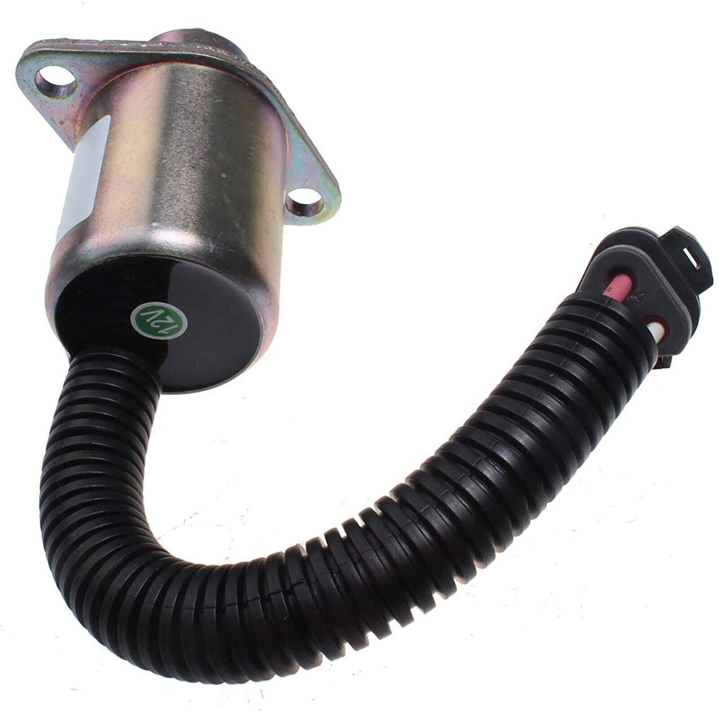 Solid Spare Fuel Shutoff Solenoid for CAT SKID STEER LOADER 267 277 287 236 246 248 252 262