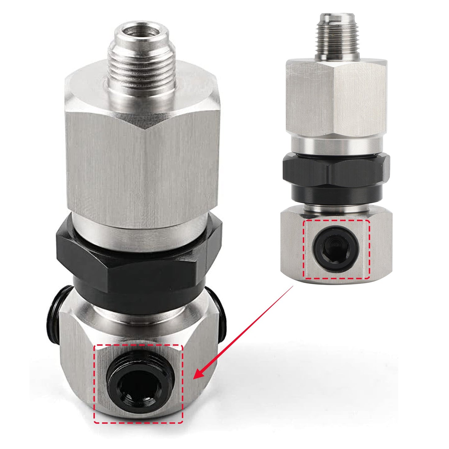 2x Oil Pressure Sensor Adapter For Honda Acura RSX 2002-2006 K Series K20 K24