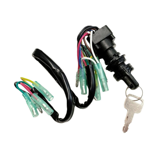 Solid Spare Ignition Main Key Switch Assembly For Yamaha Motor Control Box - 703-82510-43-00