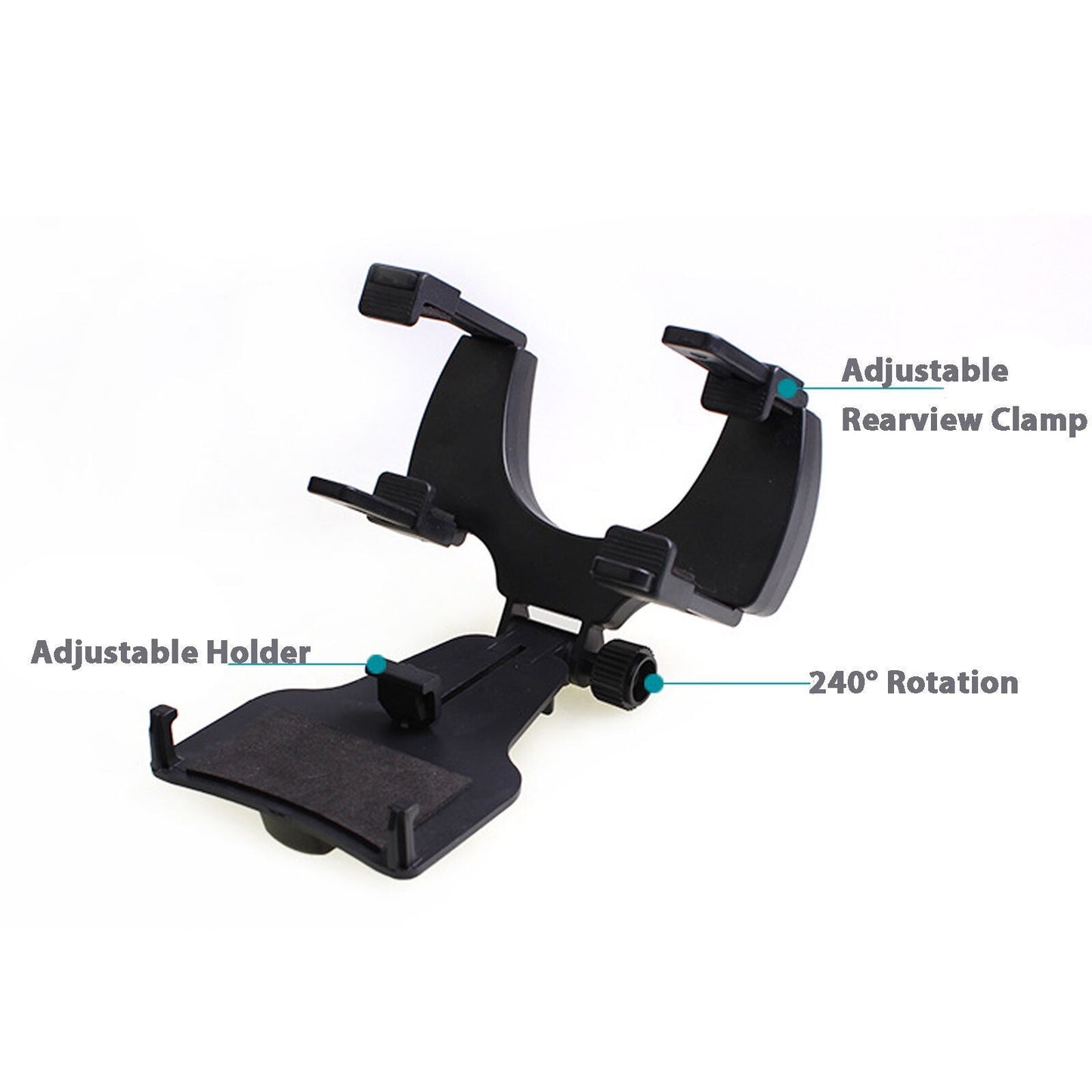 Universal Auto Car Rearview Mirror Mount Stand Holder Cradle For Cell Phone GPS