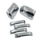 For 2017-2022 Ford F-250 F-350 F-450 Top Half Chrome Mirror+4 Door Handle Covers