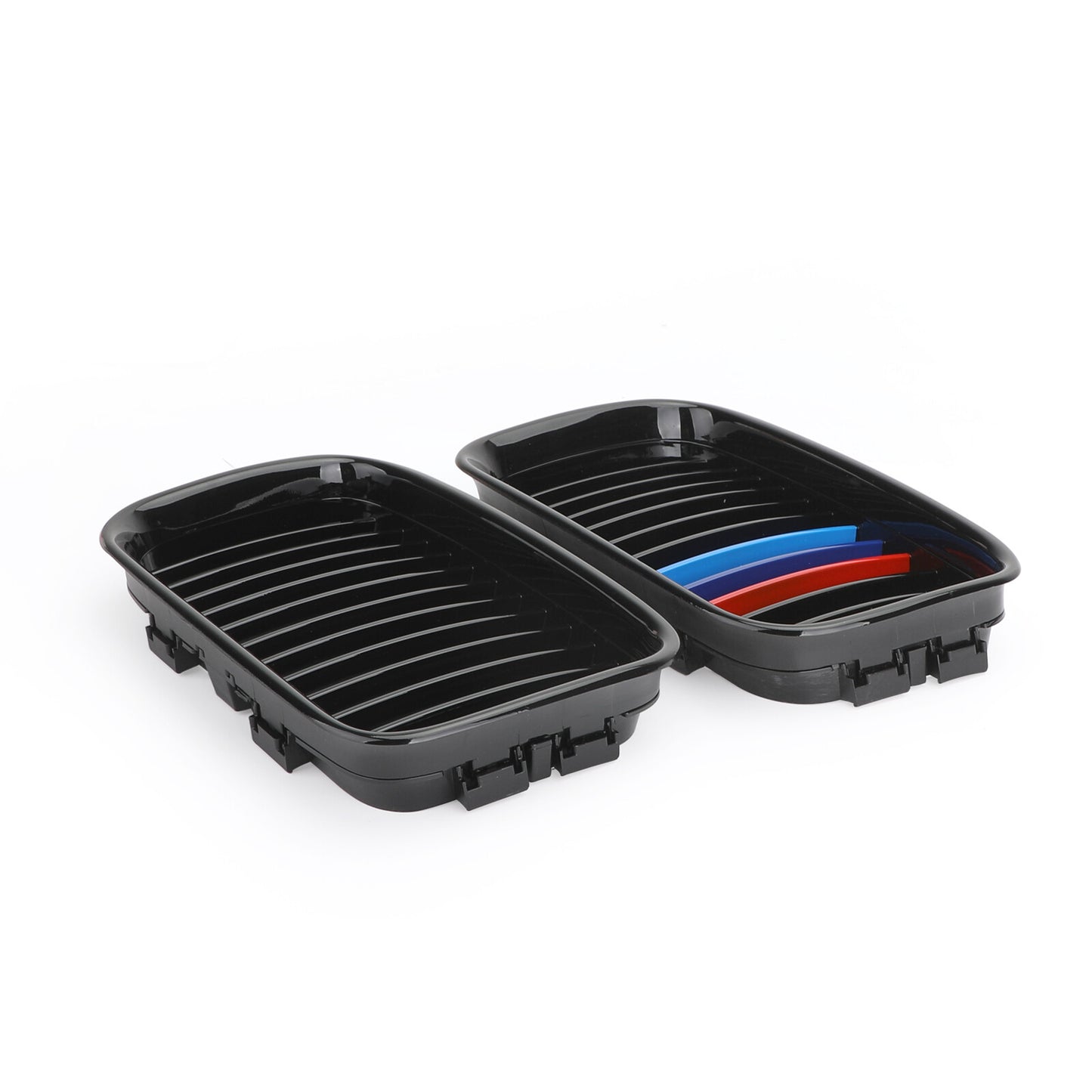 M-color Glossy Black Front Hood Kidney Sport Grills For BMW 3 Series E36 92-1996