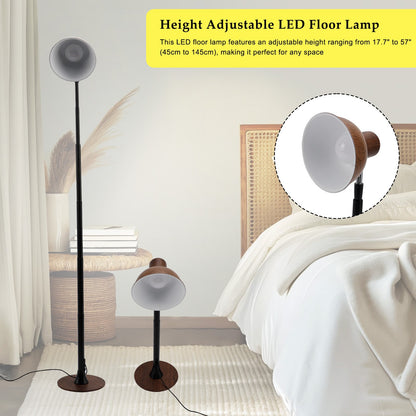 For Living Room/Office-Black Dimmable Adjustable LED Floor & Table Lamp 3 Colors