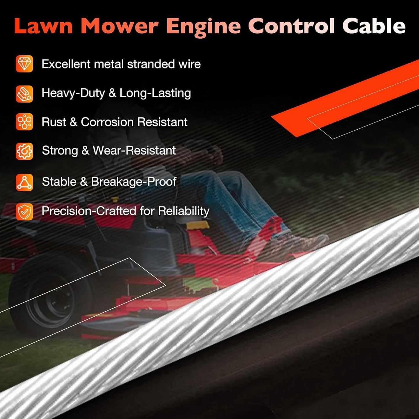 06900535 Drive Control Cable For Ariens Gravely XD3 21 LMSPE LMSP BBC LMSP