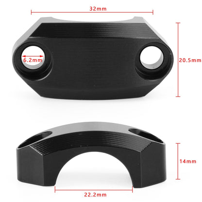 7/8" Brake Master Cylinder Clutch Clamp Cover fits 22mm Standard Bar For Honda U