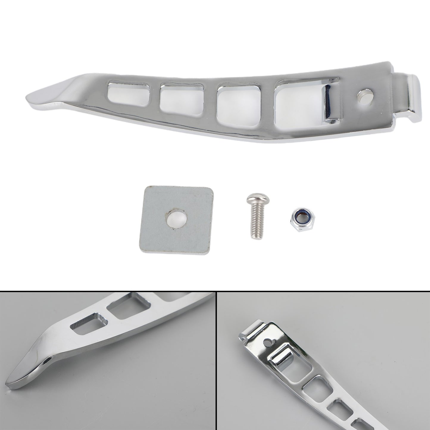 Motorcycle Chrome Stand Kickstand Extension Fit For Dyna Low Rider 93-17