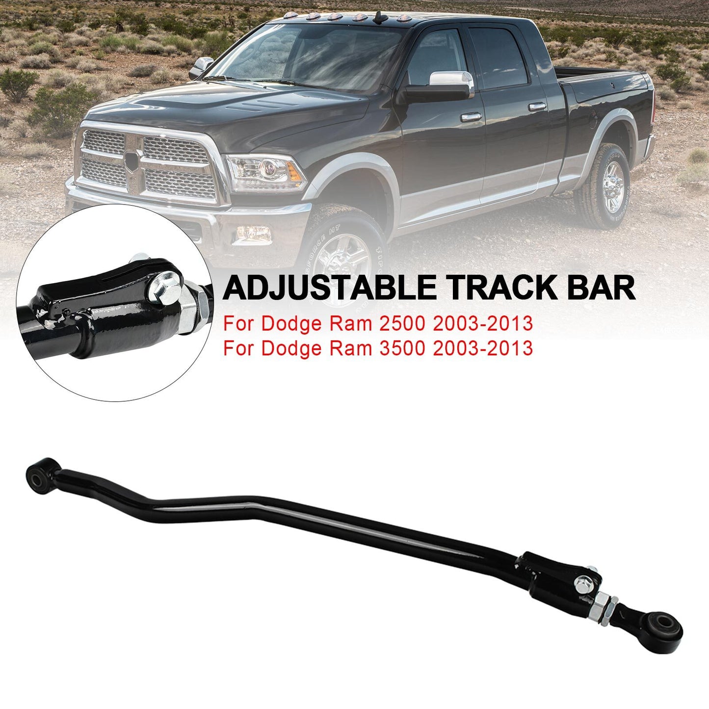 0-3" Lift Front Adjustable Track Bar Fit Dodge Ram 2500/3500 2003-2013
