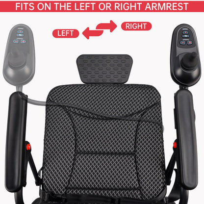360W Electric Wheelchair Lightweight Folding Wheelchair for Adults Seniors_Black