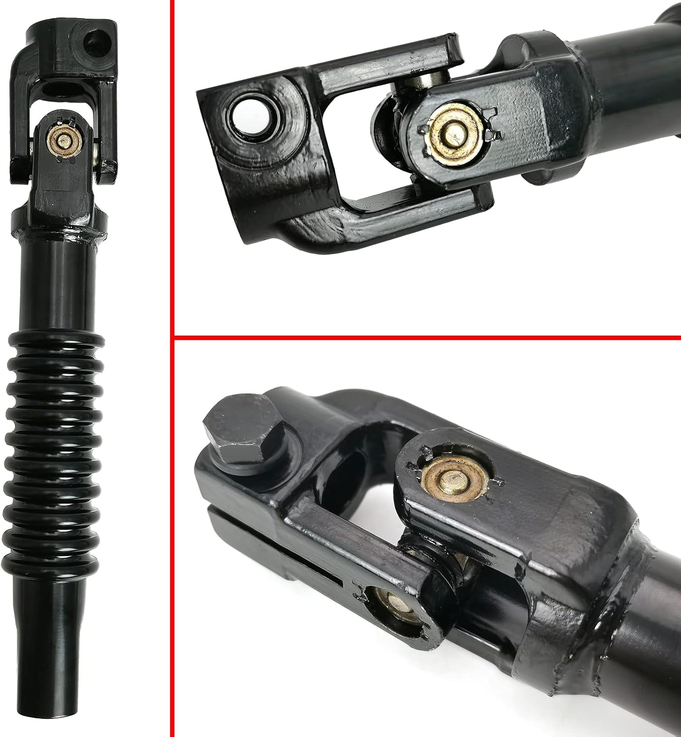 Intermediate Steering Shaft Upper Lower For 1999-07 Chevy Silverado GMC Sierra