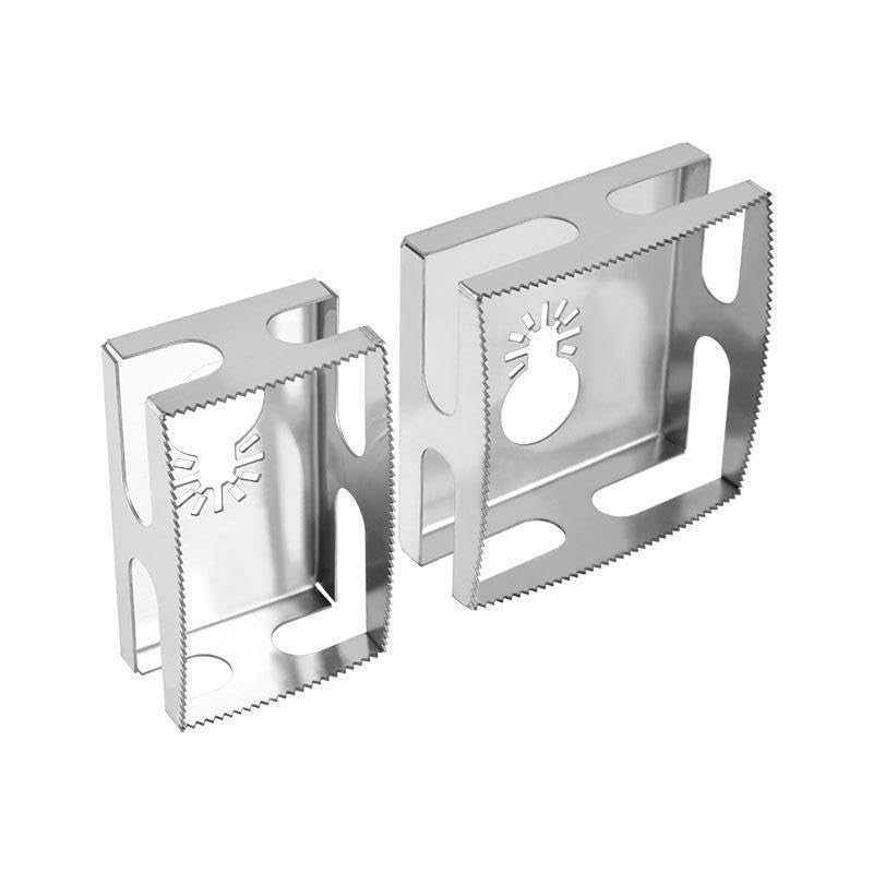 2Pcs Drywall Outlet Slot Cutter Oscillating Tool to Cut in Single Gang Wall Box