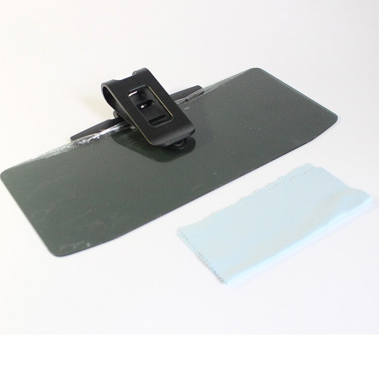 Car Automotive Sun Visor Extender Sunshade Protection Clip on Anti-Glare Gray