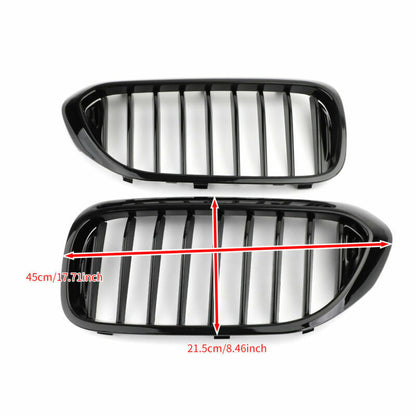 Glossy Black Front Kidney Grille Grill fits BMW 5 Series 530i 540i G30 2017-2019