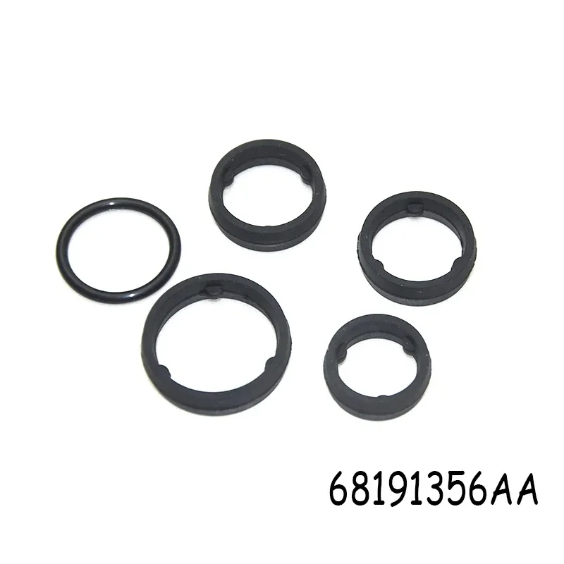 7Pcs Oil Cooler Filter Ring Gasket For Dodge Chrysler Jeep 3.2 3.6L 68191356AA