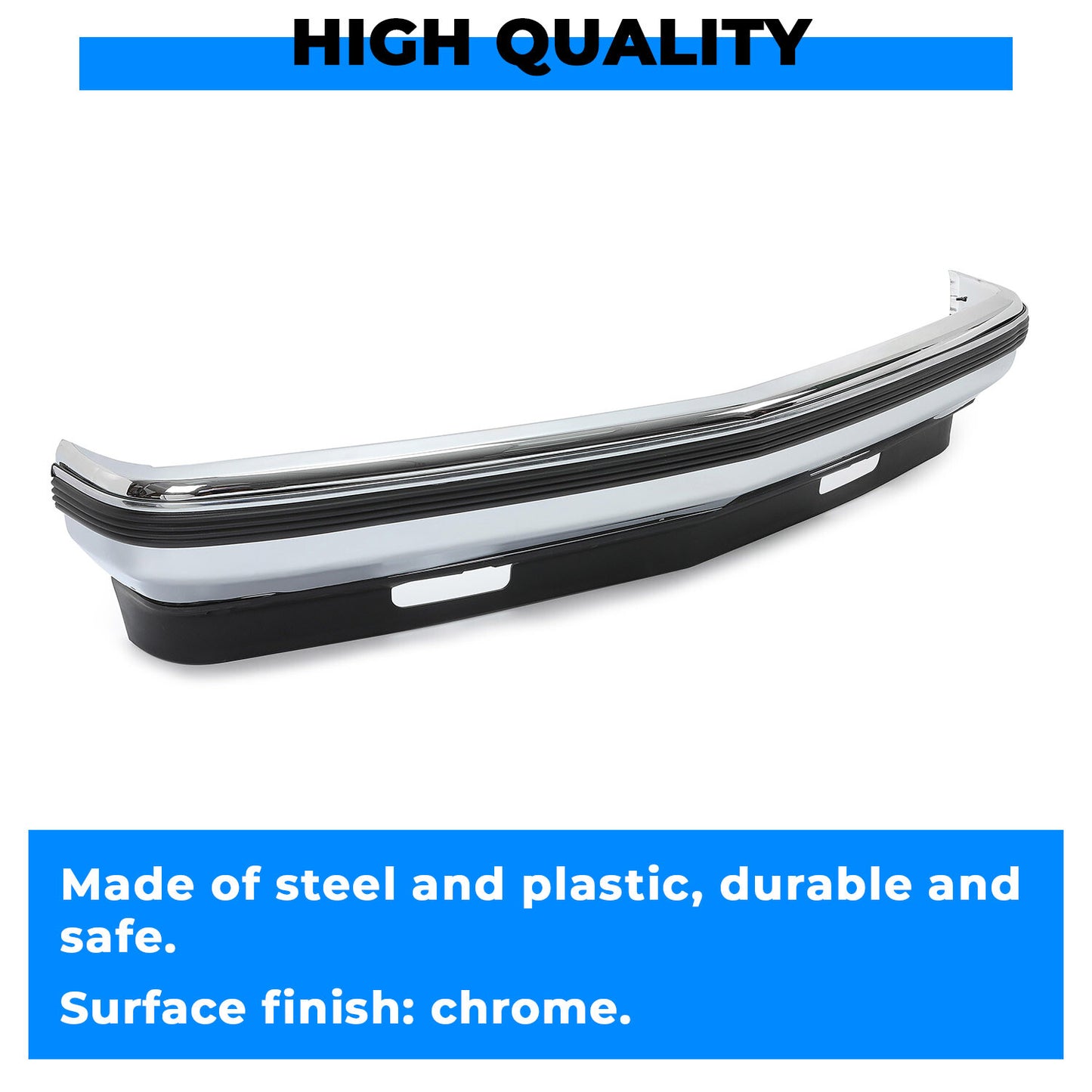 Solid Spare Front Bumper Kit Deflector For 1988-2000 Chevrolet GMC C/K 1500 2500 3500 Yukon