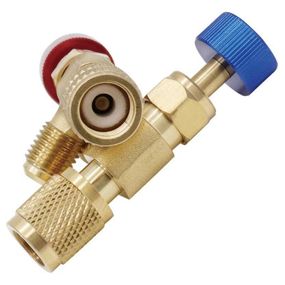 2PCS R410 R22 Refrigerant Service Charging Shut off Adapter Control Valve HVAC