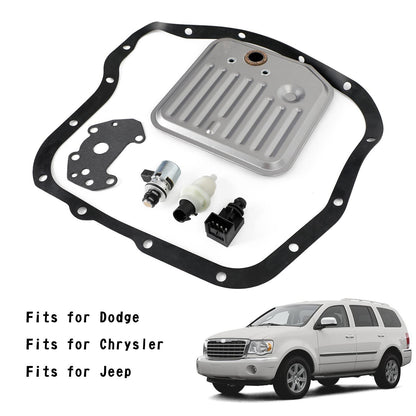 Governor Pressure Sensor Solenoid Kit & Filter A518 46RE 47RE 2000-UP