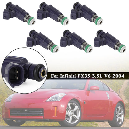 6PCS Fuel Injectors FBJC100 Fit Nissan 350Z 2003-04 Fit Infiniti G35 2003-2004