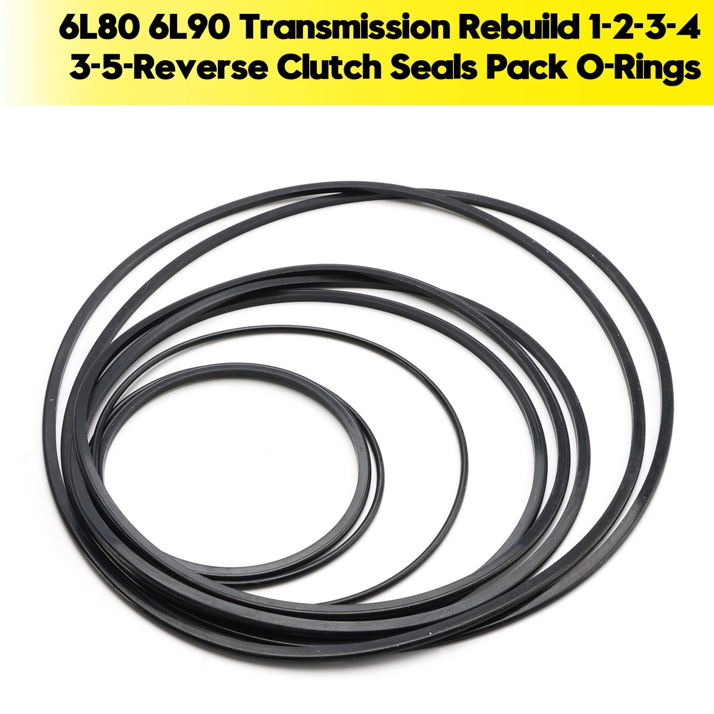 6L80 6L90 Transmission Rebuild 1-2-3-4 3-5-Reverse Clutch Seals Pack O-Rings