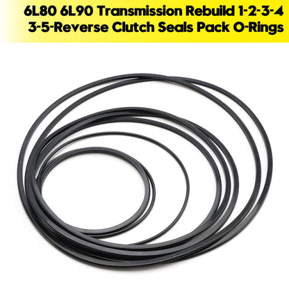 6L80 6L90 Transmission Rebuild 1-2-3-4 3-5-Reverse Clutch Seals Pack O-Rings