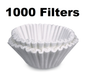 Solid Spare Bunn 20138.1000 13" x 5" 1.5 Gallon Coffee Filter for Bunn 20138.1000 1000 Case